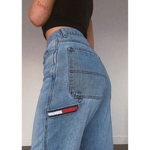 Vintage Tommy Hilfiger Denim Cargo Pants.